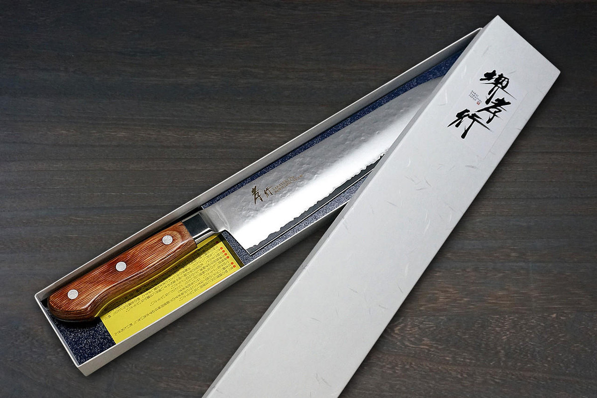 yu-ki Sakai Takayuki PRO VG5 Hammered Japanese Chef's Gyuto Knife 240mm