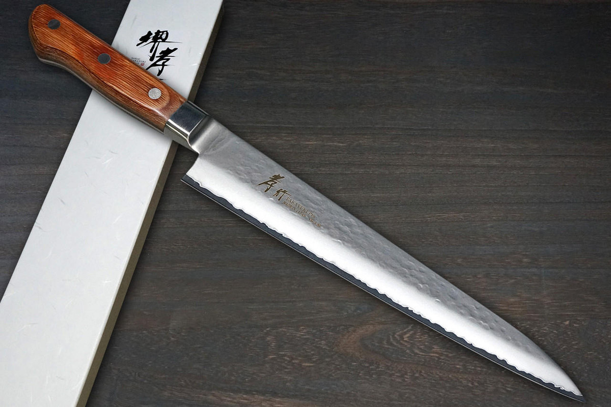 Sakai Takayuki PRO VG5 Hammered Japanese Chef's Slicer(Sujihiki
