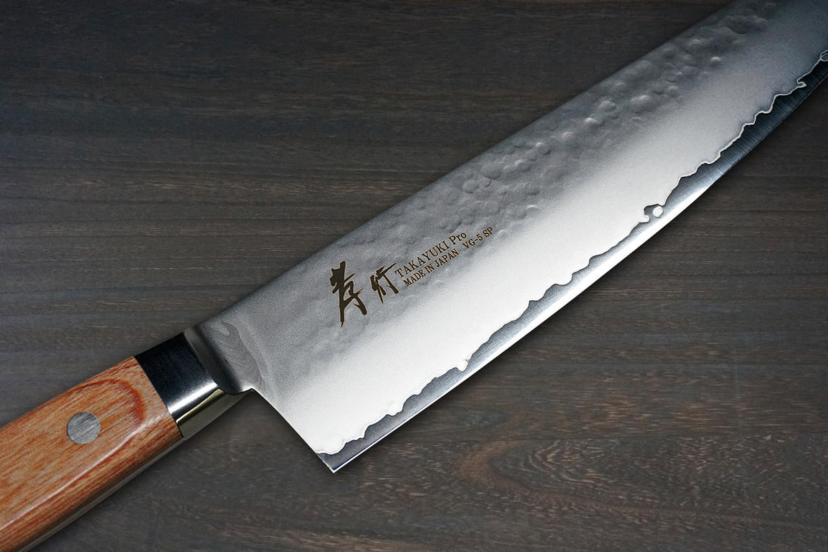 Sakai Takayuki PRO VG5 Hammered Japanese Chef's Kengata-Gyuto