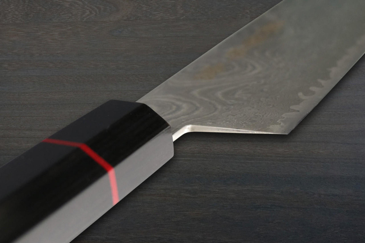 Kanetsune 101-Layer Damascus NAMISHIBUKI Japanese Chef's Gyuto Knife 210mm 
