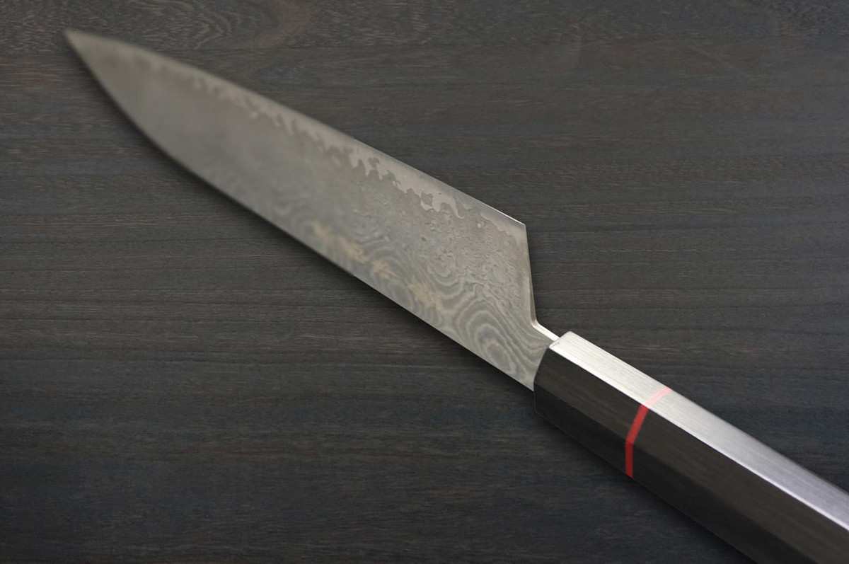 Kanetsune 101-Layer Damascus NAMISHIBUKI Japanese Chef's Santoku Knife 180mm 