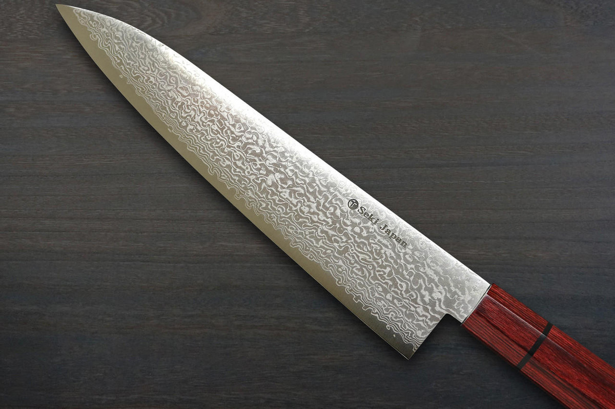 Kanetsune 63-Layer Damascus MINAMO-KAZE Japanese Chef's Gyuto Knife 210mm 