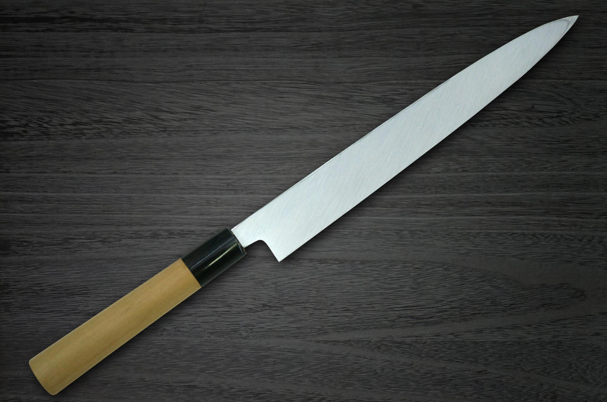 [Left Handed] Yoshihiro White No.2 Supreme Jousaku JCHC Japanese Chef's Yanagiba(Sashimi) 270mm with Magnolia Wood Handle 