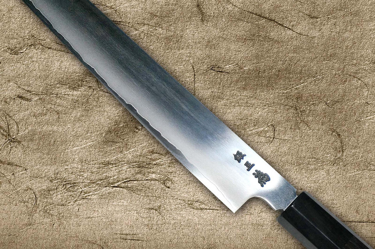 Sakai Takayuki Ginsan Warikomi Ebony Handle Japanese Chef's Slicer(Sujihiki) 270mm 