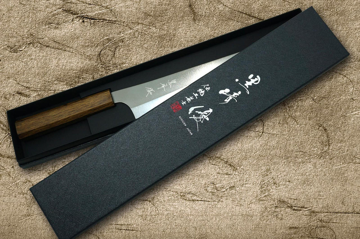 Yu Kurosaki VG-XEOS NEW GEKKO WA OK8M Japanese Chef's Gyuto Knife 270mm with Urushi Lacquered Oak Handle 