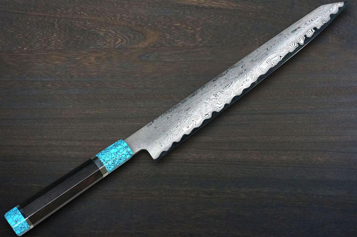 Satoshi Nakagawa Aogami#1 Damascus EBTCA2 Japanese Chef's