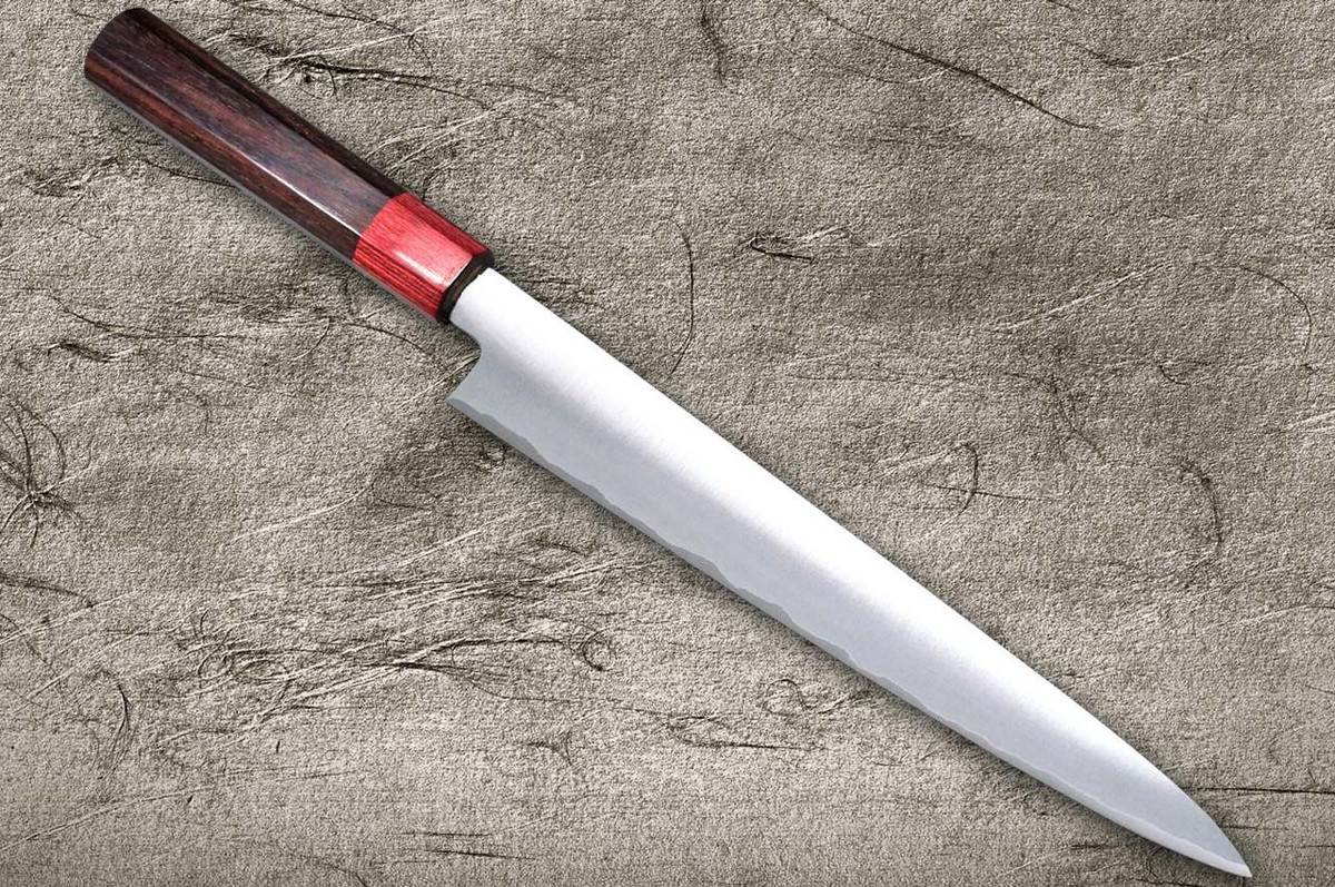 Satoshi Nakagawa Aogami #2 Migaki RS8R Japanese Chef's Slicer
