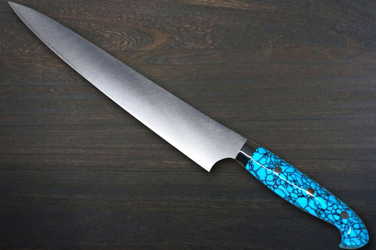 Yu Kurosaki HAP40 Japanese Chef's Slicer(Sujihiki) 270mm with Blue
