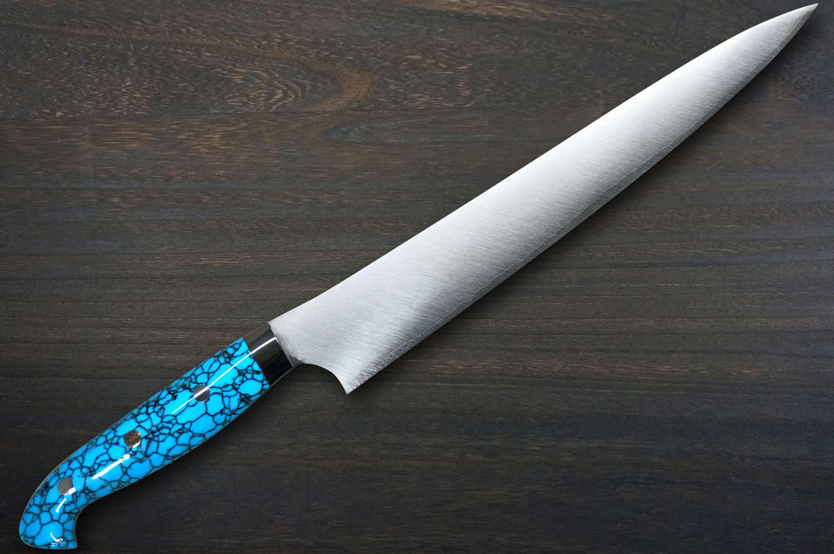 yuichi Yu Kurosaki HAP40 Japanese Chef's Slicer(Sujihiki) 270mm with Blue