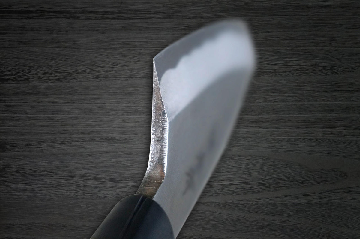 [Left Handed] Sakai Takayuki Kasumitogi (White steel) Japanese Chef's Funayuki Deba 195mm 