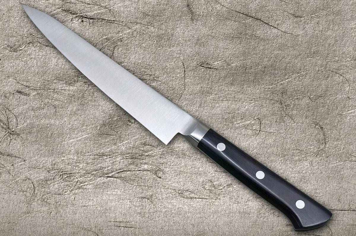Fujiwara Kanefusa (SOUMA) Mo-Stainless Japanese Chef's Petty Knife(Utility) 120mm 