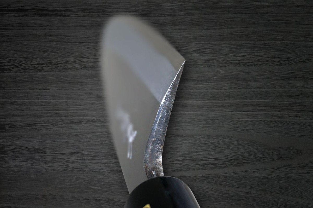 Fujiwara Kanefusa (SOUMA) White Steel Japanese Chef's Deba Knife 120mm 