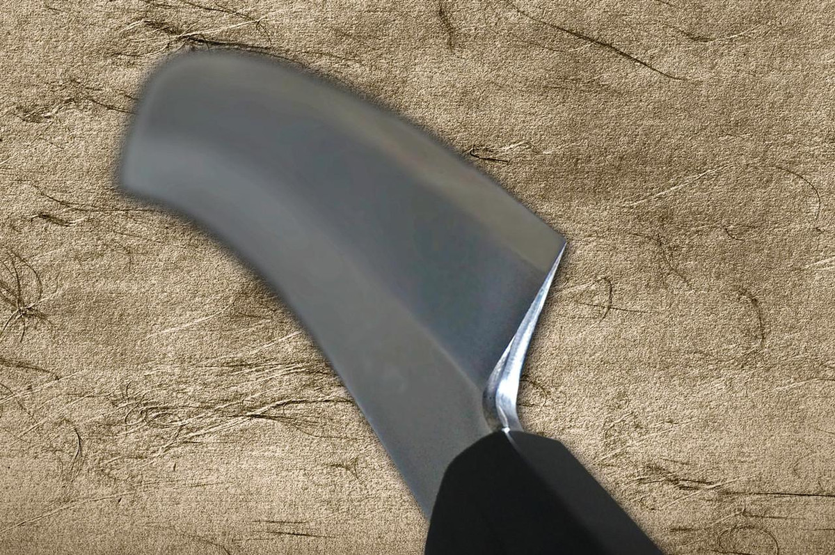 Sakai Takayuki ONIZORI Ginsan Japanese Chef's Mirrored Sakimaru-Takohiki(Sashimi) 300mm with Double Water Buffalo Ring Ebony Handle [Strongly Arched Version] 