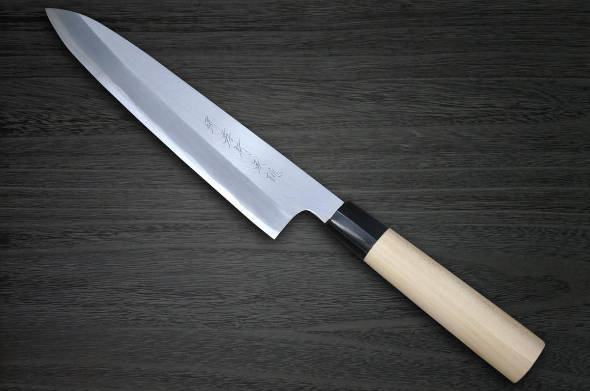 左手用堺孝行特上至尊（白二钢）日本厨师牛刀240毫米极致款| 日本刀具
