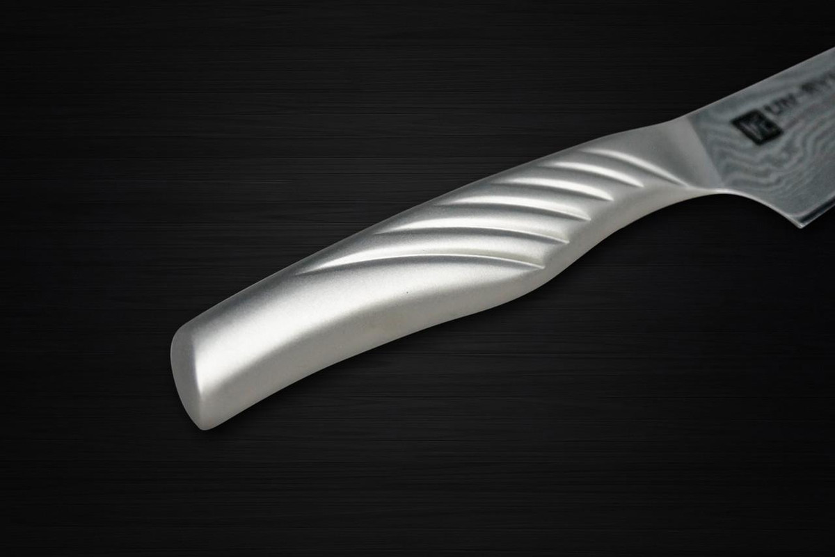 Shimomura UN-RYU Damascus STL Japanese Chef's Santoku Knife 160mm