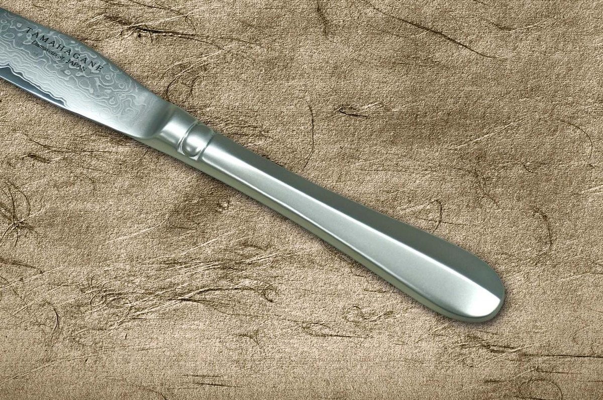 Tamahagane Special Damascus Stainless Steak Knife 