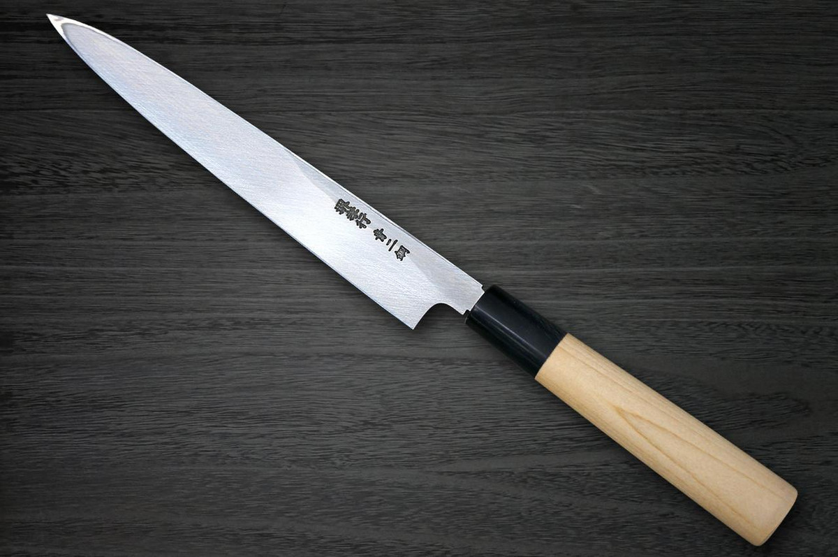 Sakai Takayuki Aoniko Blue 2 Steel Buffalo Tsuba Chef's Yanagiba(Sashimi) 210mm 