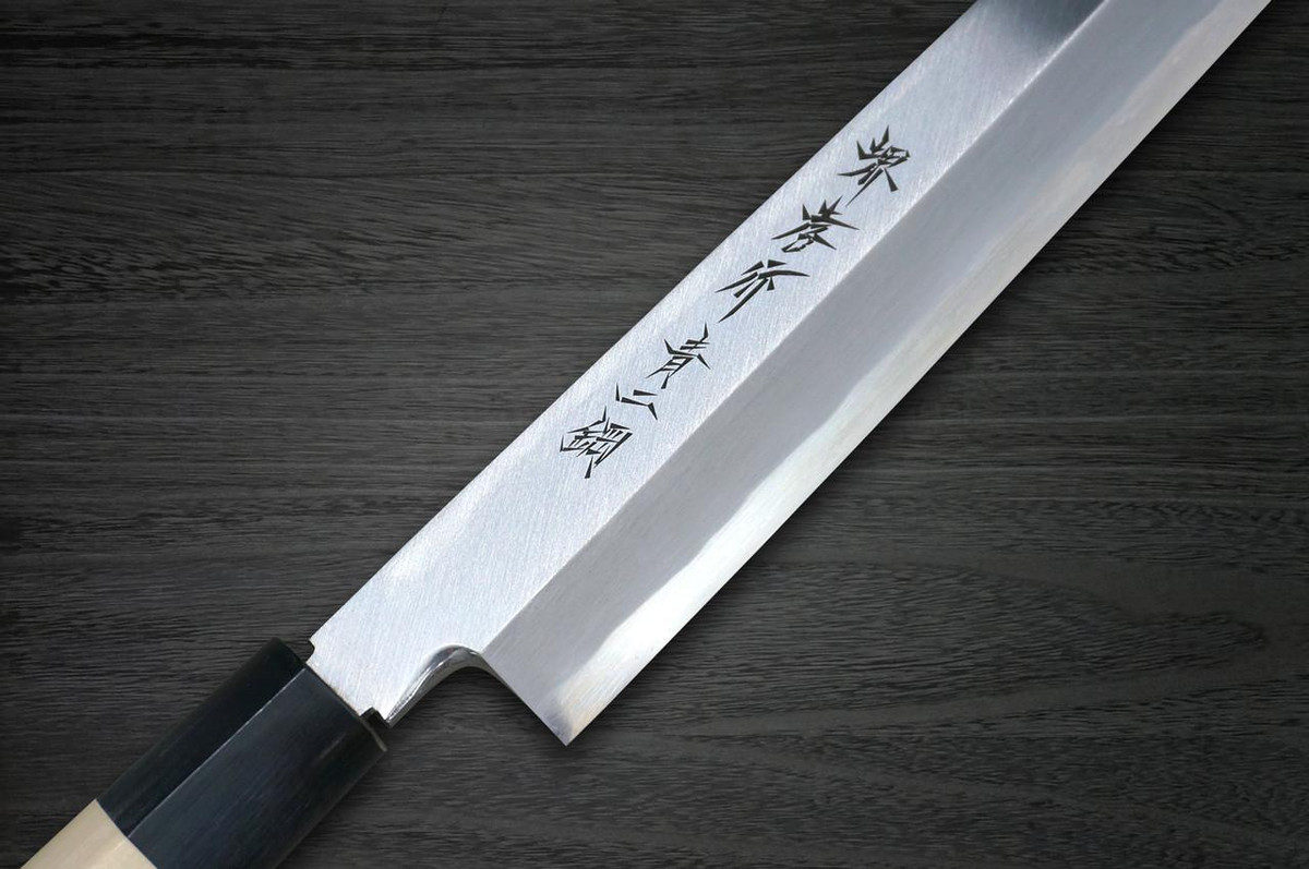 Sakai Takayuki Aoniko Blue 2 Steel Buffalo Tsuba Chef's Yanagiba(Sashimi) 270mm 