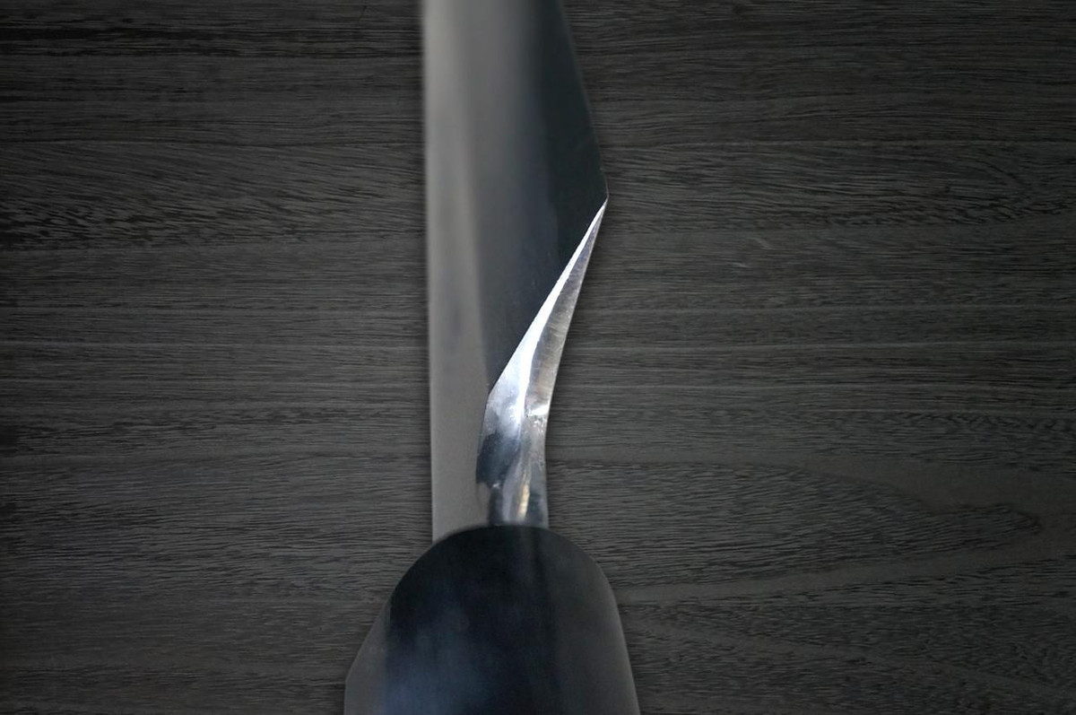 Sakai Takayuki Aoniko Blue 2 Steel Buffalo Tsuba Chef's Fuguhiki(Sashimi) 300mm 