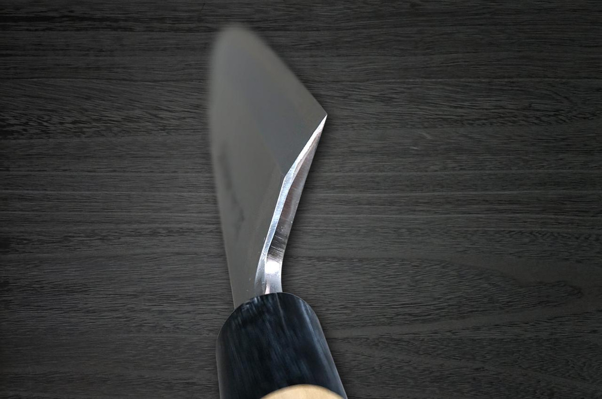 Sakai Takayuki Aoniko Blue 2 Steel Buffalo Tsuba Chef's Deba Knife 150mm 