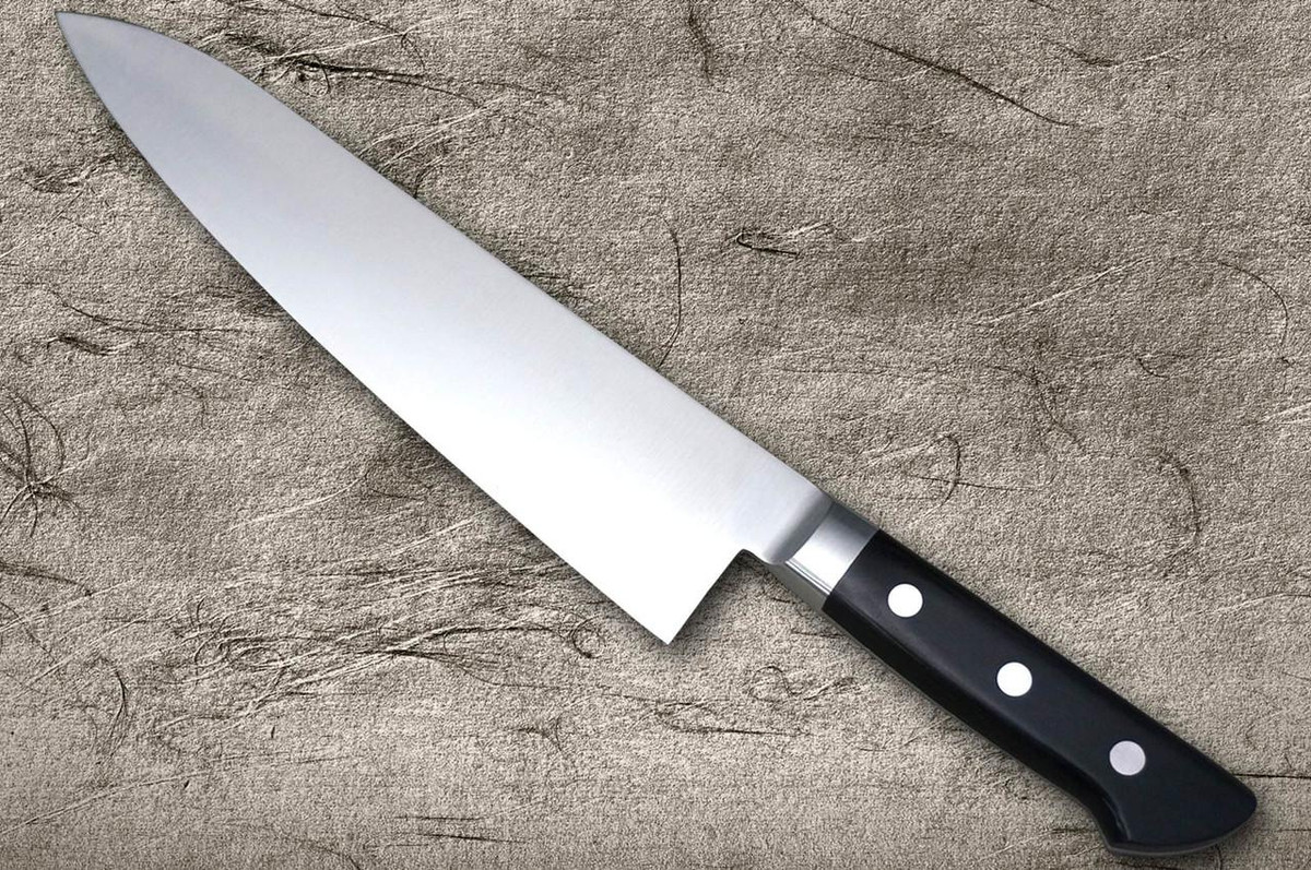 Fujiwara Kanefusa (SOUMA) Mo-Stainless Japanese Chef's Western Deba 210mm 