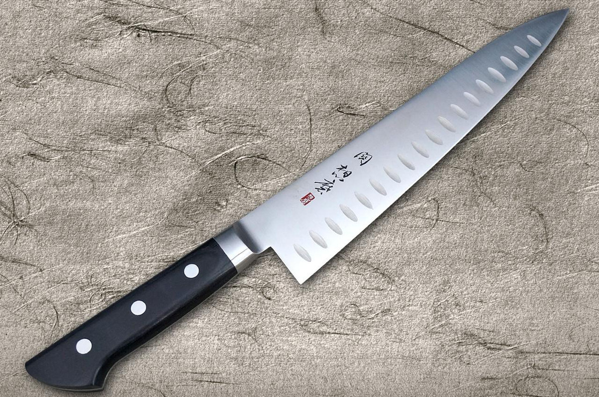 Fujiwara Kanefusa (SOUMA) Mo-Stainless Dimples Japanese Chef's