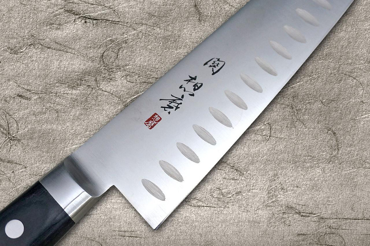 Fujiwara Kanefusa (SOUMA) Mo-Stainless Dimples Japanese Chef's Gyuto Knife 210mm 
