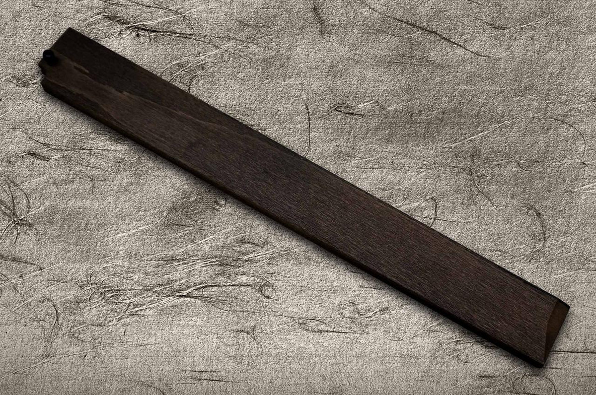Magnolia Saya Sheath Dark Brown [with Ebony Pin] for 240mm Takohiki(Sashimi) 