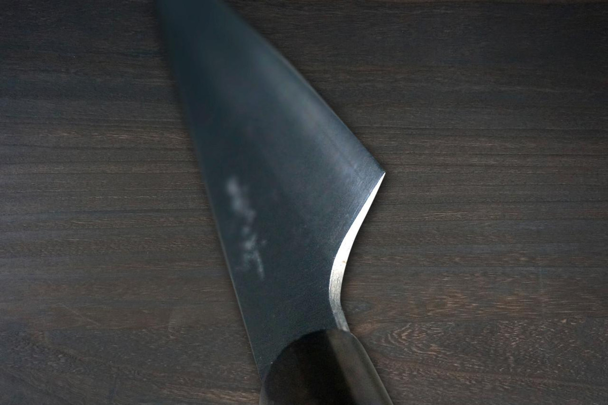Misuzu VG10 Brass-Urushi  Japanese Chef's Slicer(Sujihiki) 240mm with Lacquered Magnolia Handle 
