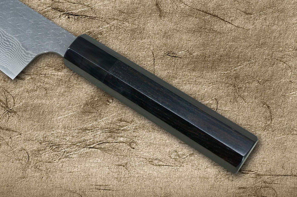 Nigara SPG-STRIX Damascus Hammered EB8B Japanese Chef's Gyuto