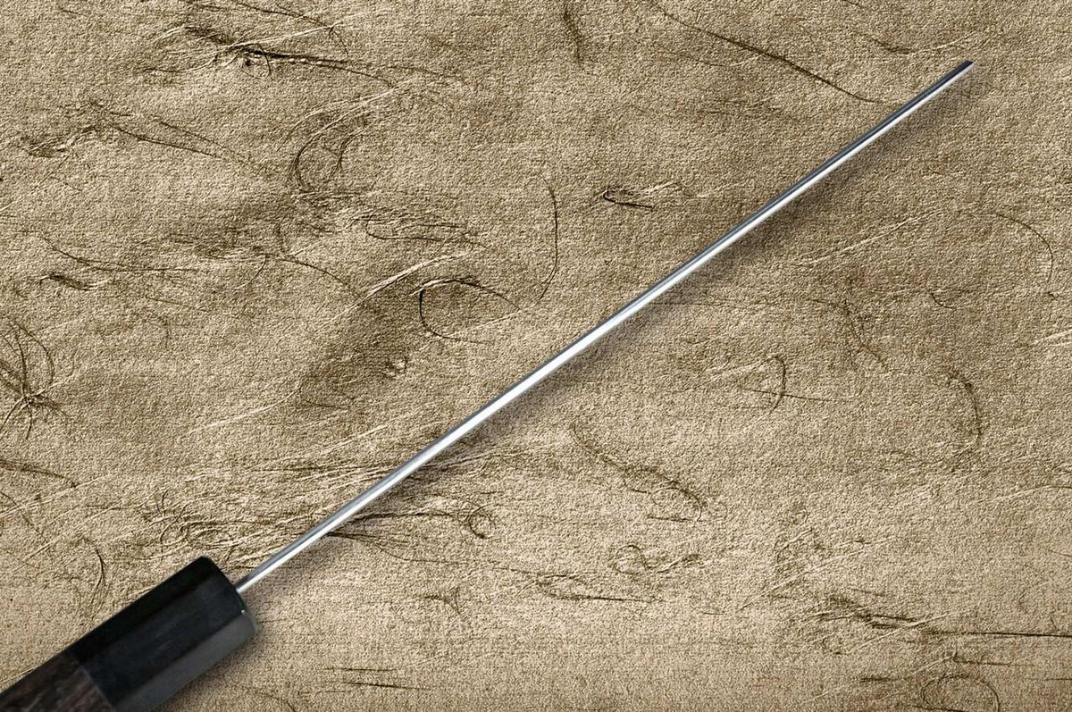 Nigara VG-XEOS Damascus Hammered EB8B Japanese Chef's Nakiri(Vegetable) 180mm with Ebony Handle 