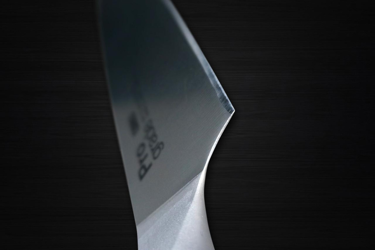 Shimomura PRO-Grade All Stainless Sharp Japanese Chef's Gyuto Knife 170mm with All Stainess Handle 