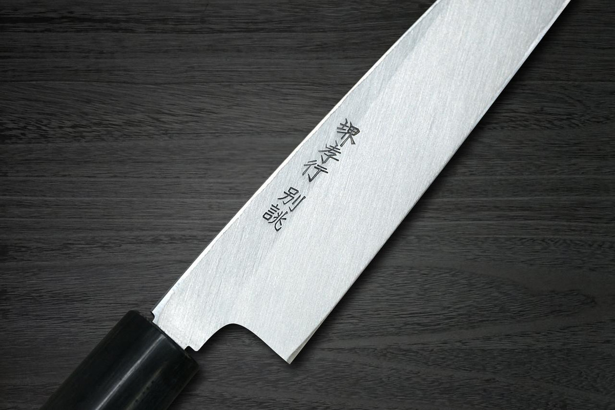 [Left Handed] Sakai Takayuki Tokujyo Supreme (White 2 steel) Japanese Chef's Petty Knife(Utility) 180mm KIWAMI[ULTIMATE] 