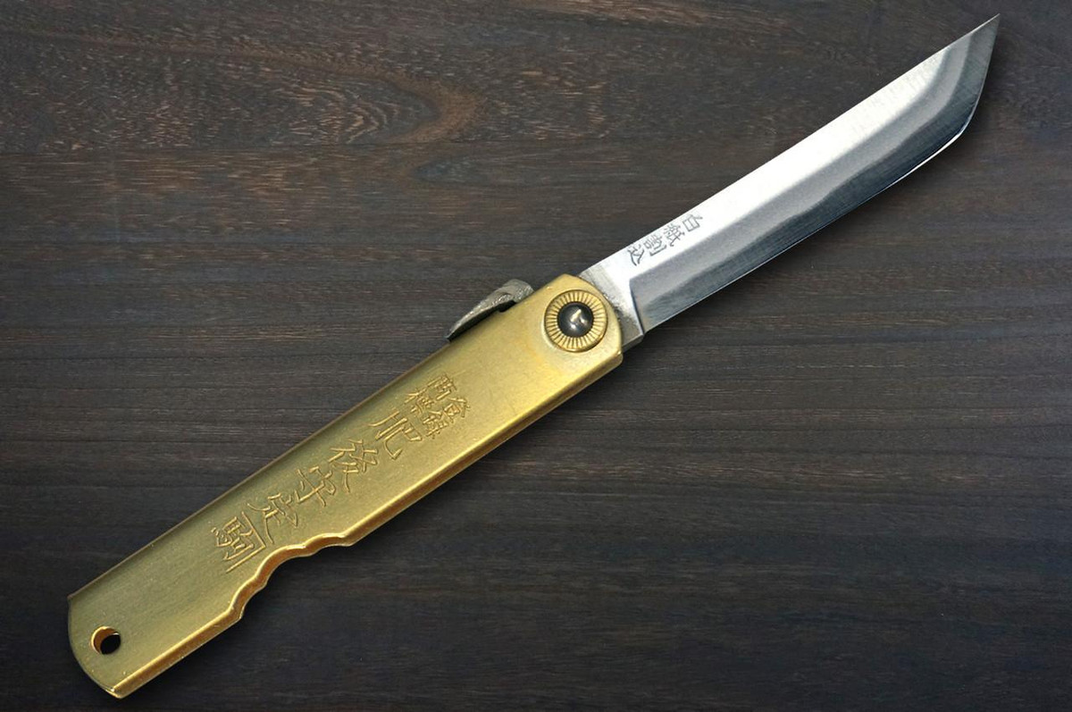HIGONOKAMI Nagao Kanekoma Shirogami Migaki Folding Petty Knife