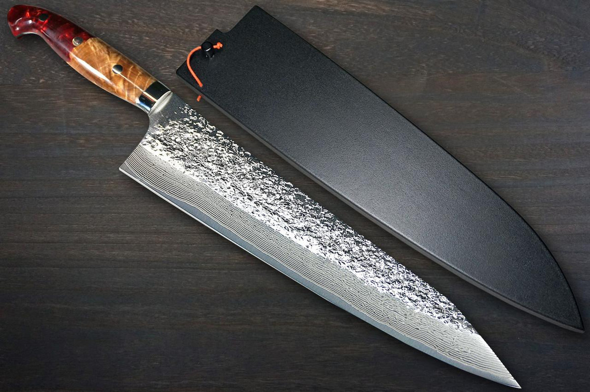 黒崎優R2（SG2）Damascus SHIZUKU Custom STWRC 日本厨师行头刀270毫米