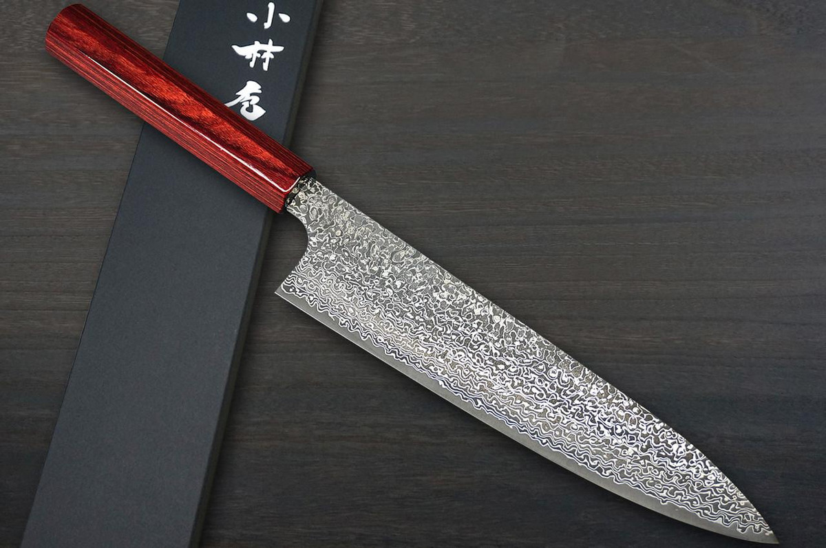 Kei Kobayashi R2 Black Damascus Super Finish CS Japanese Chef's