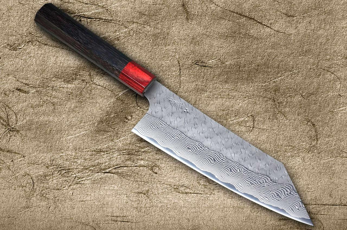 シンイチロウアラカワ　Girini Carbon Nigara SPG-STRIX Damascus Hammered RS8R Japanese Chef's Bunka