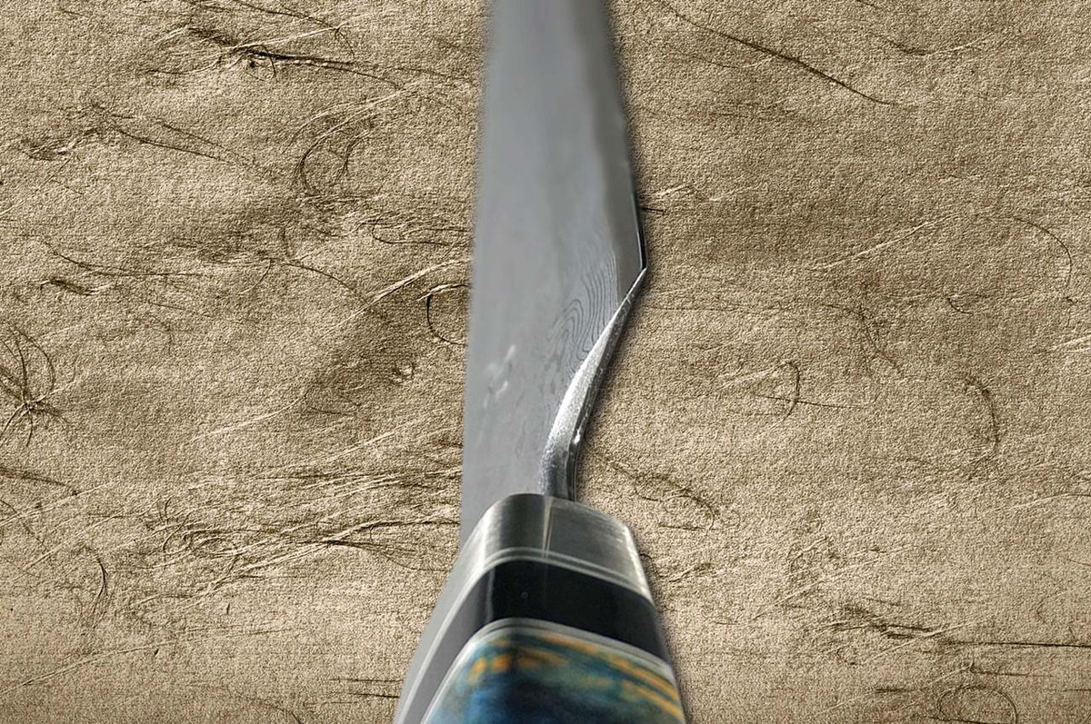 Daisuke Nishida Shirogami No.1 Super Damascus Japanese Chef's