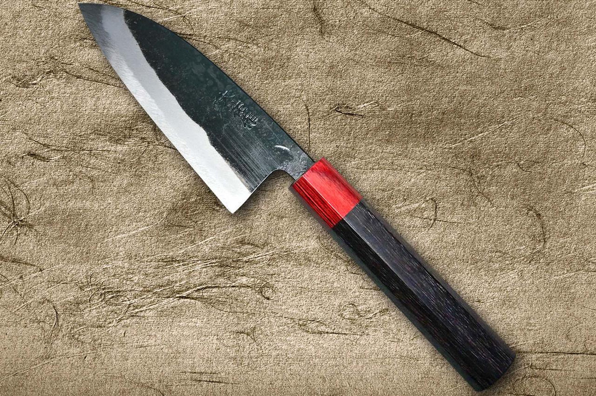 Daisuke Nishida Shirogami No.1 Kurouchi RS8R Japanese Chef's Aji