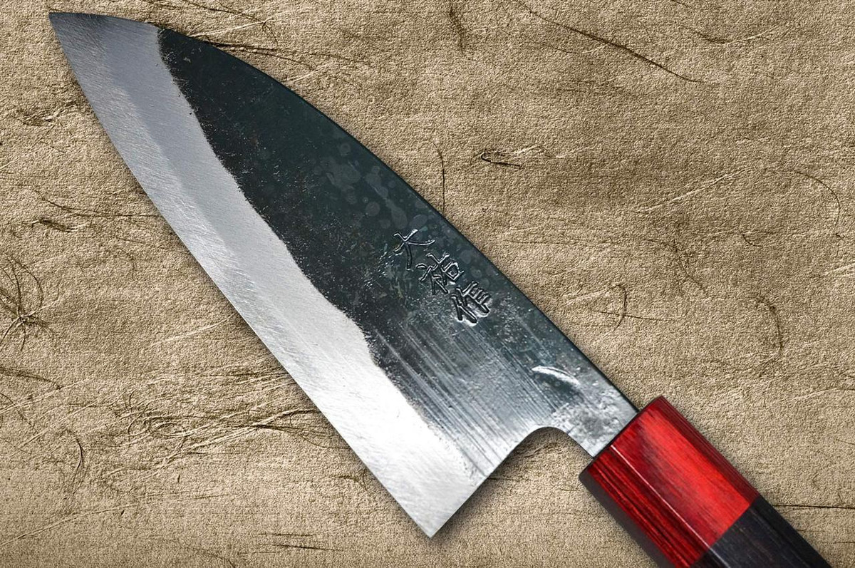 Daisuke Nishida Shirogami No.1 Kurouchi RS8R Japanese Chef's Aji