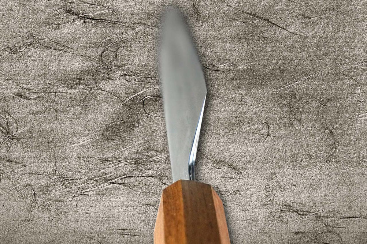 Okeya Gingami No.3 Hammered OK8B Japanese Chef's Gyuto Knife 210mm