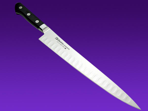 Misono MV Stainless DimplesSalmon Japanese Chefs SlicerSujihiki 240mm