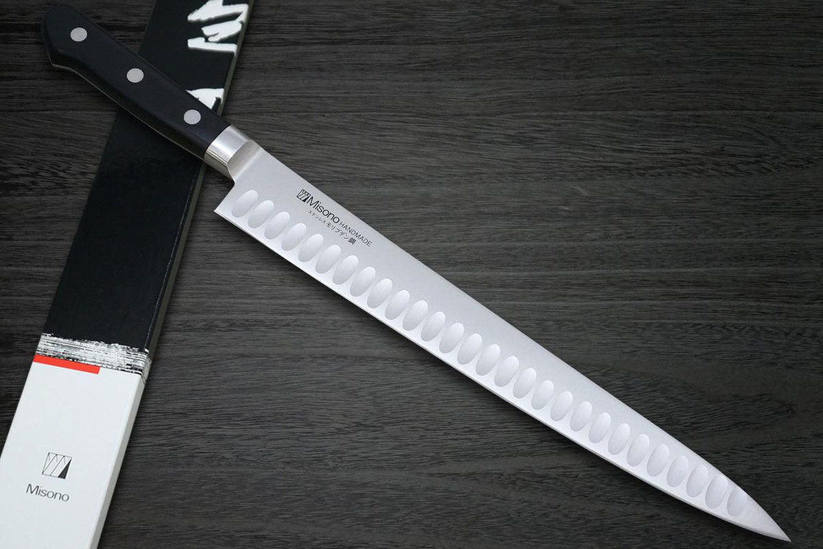 Misono MV Stainless Dimples(Salmon) Japanese Chef's Slicer(Sujihiki) 270mm 