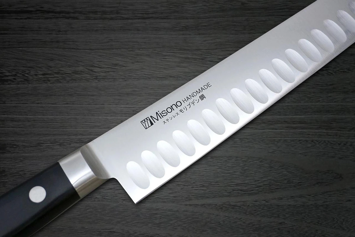 Misono MV Stainless Dimples(Salmon) Japanese Chef's Slicer(Sujihiki) 270mm 