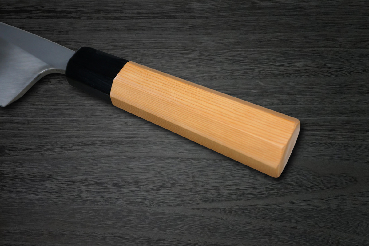 Sakai Takayuki Hakugin INOX Mirror Finish Japanese Chef's Deba Knife 150mm