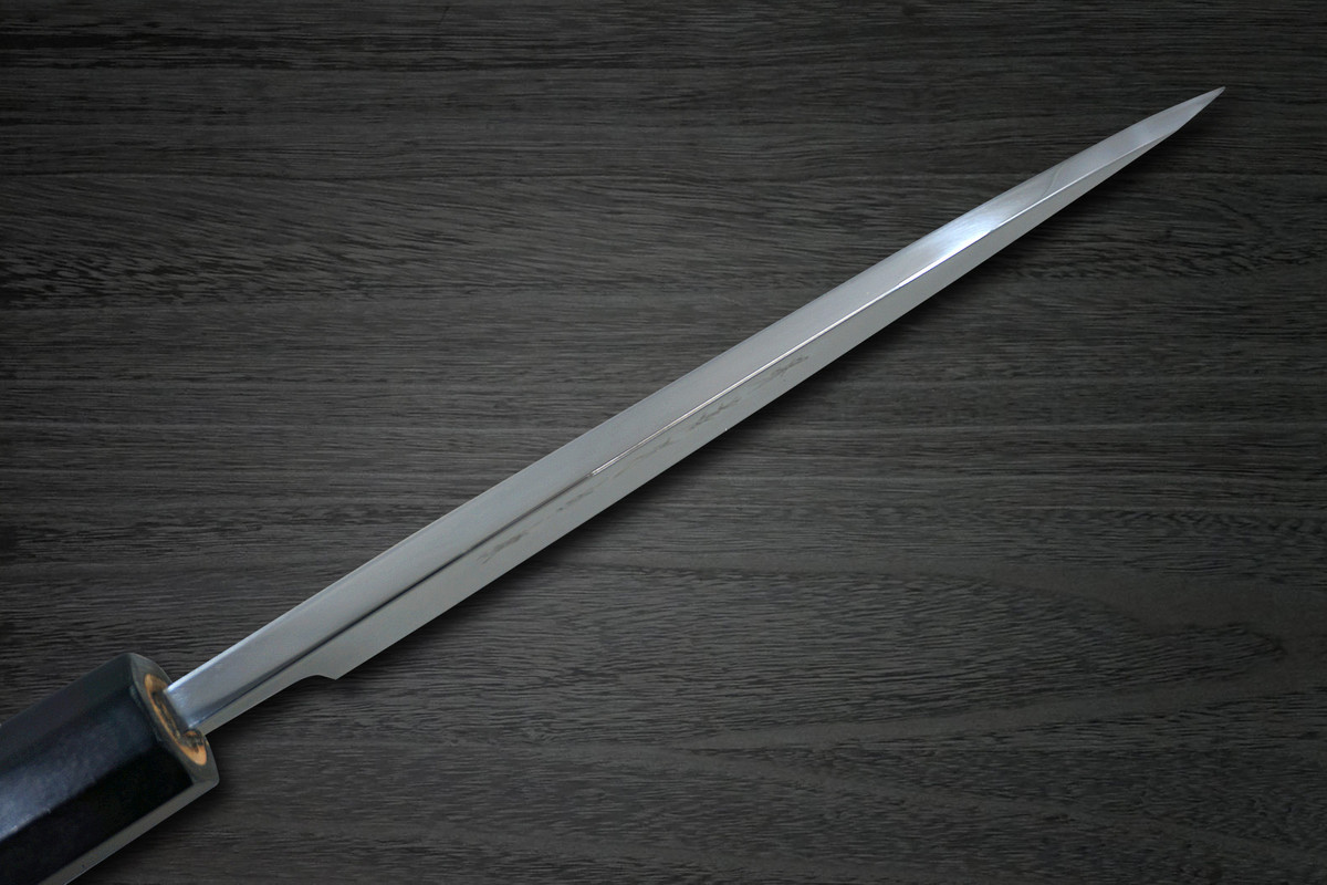 Sakai Takayuki Hakugin INOX Mirror Finish Japanese Chef's Deba Knife 180mm