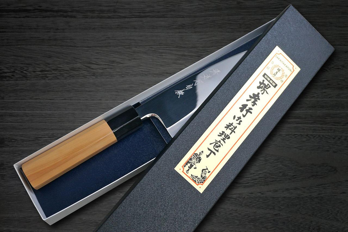 堺孝行白銀INOX 镜面处理日本厨师用出刃刀210毫米| 日本刀具