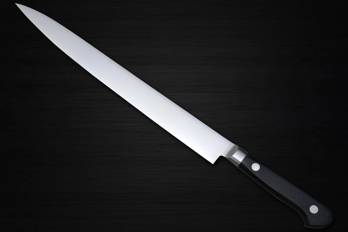 Coltello da chef Misono MV Stainless Dimples (Salmone) per sogliola, 240mm
