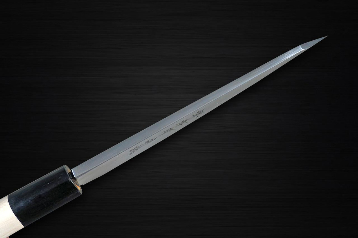 Sakai Takayuki Tokujyo Supreme (White 2 steel) Japanese Chef's Wa-Honesuki(Boning) 150mm with Japanese Yew Handle 