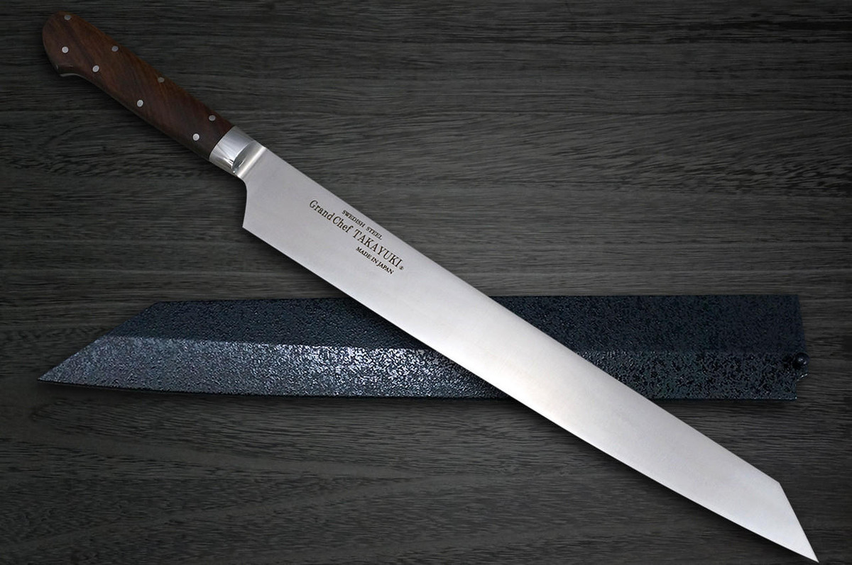 [Left Handed] Sakai Takayuki Grand Chef SP1 Kiritsuke Japanese Chef's Yanagiba(Sashimi) 300mm 